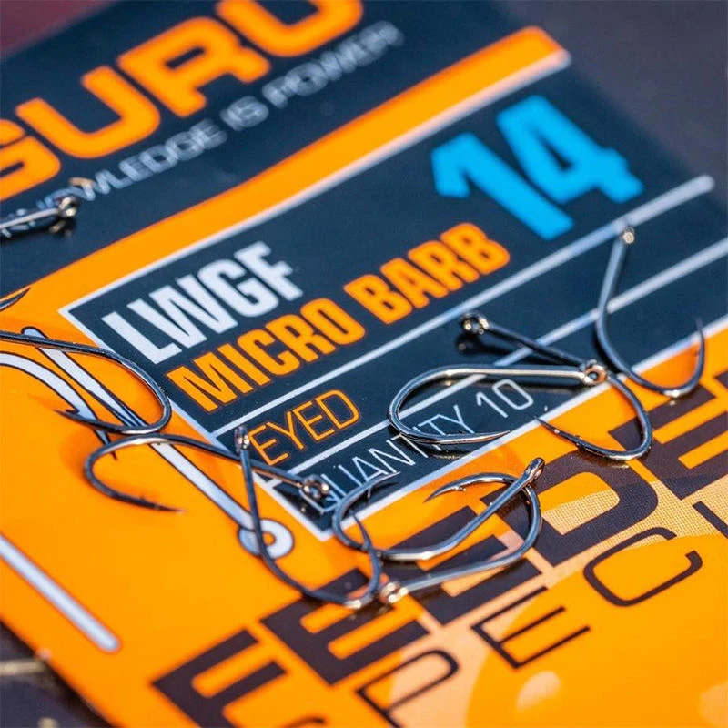 Guru LWG Feeder Special Barbed Eyed Hooks